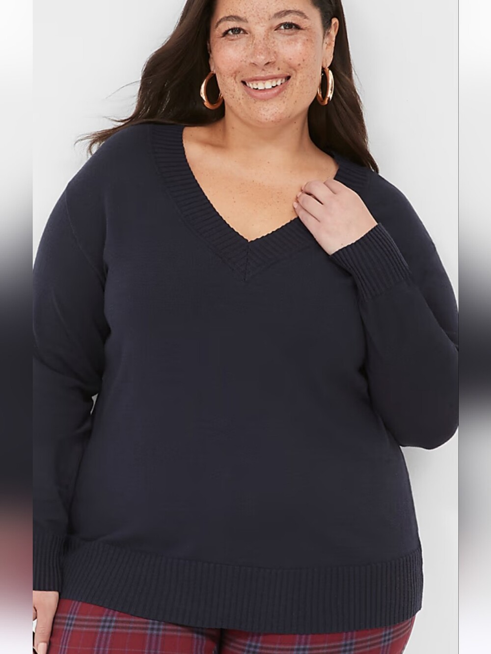 NWT Lane Bryant V-neck Sweayer